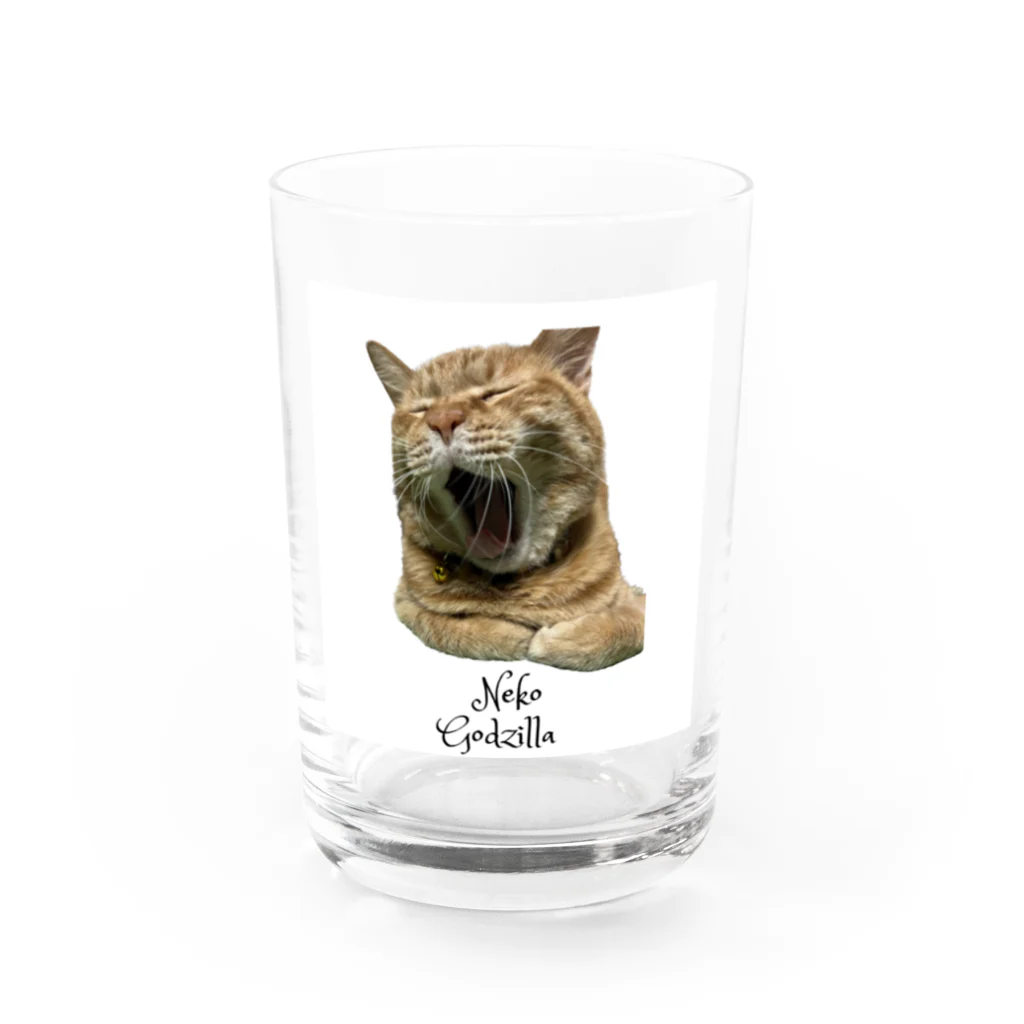 kikaku の猫ごじら Water Glass :front