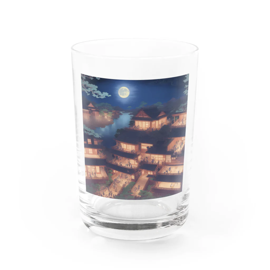 saroraの江戸の夜 Water Glass :front