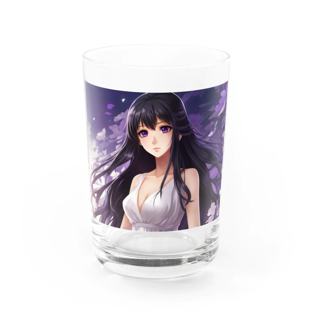 YuzuKiの女神ちゃん Water Glass :front