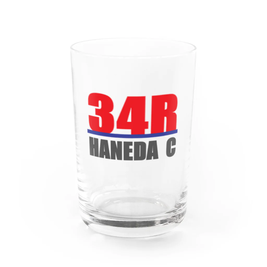 アメリカンベース   GG1966のエアライングッズ　航空　旅行　羽田空港 Water Glass :front