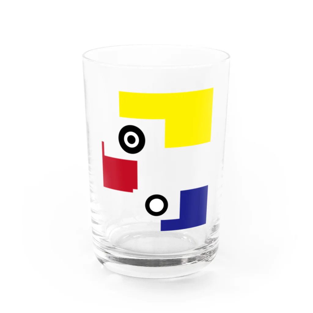 NOのTHREE SQUARE Water Glass :front