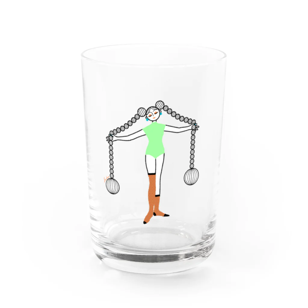 sawaharaのてんびん座ガール Water Glass :front