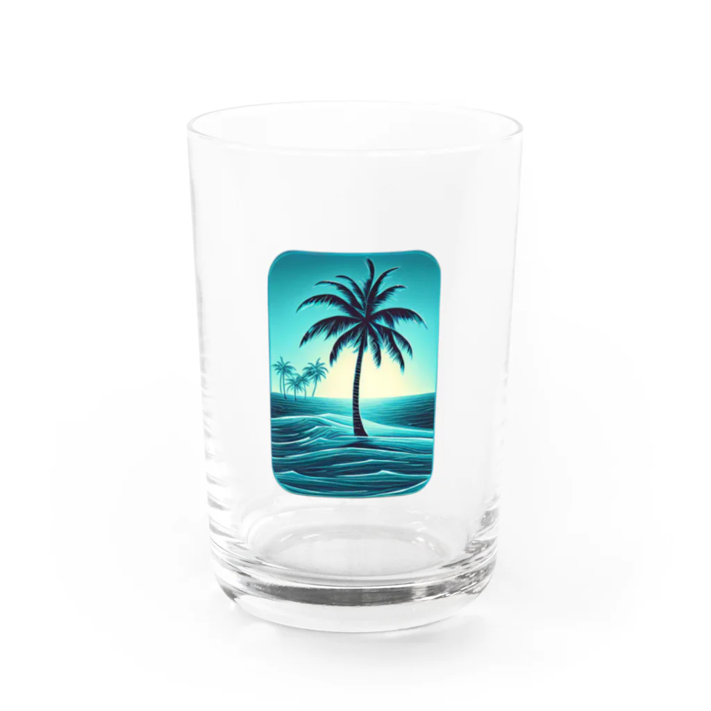 YSYSYSの水色の楽園 Water Glass :front