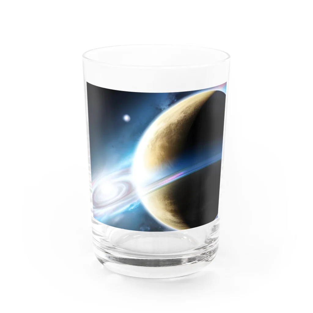 dolphineの宇宙へGo!新人類誕生！ Water Glass :front