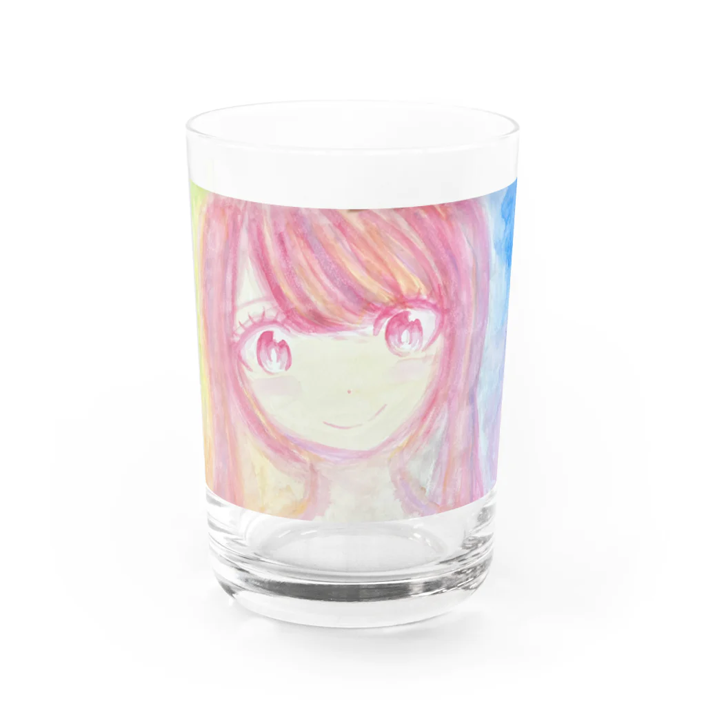 amaneのきらきら2 Water Glass :front