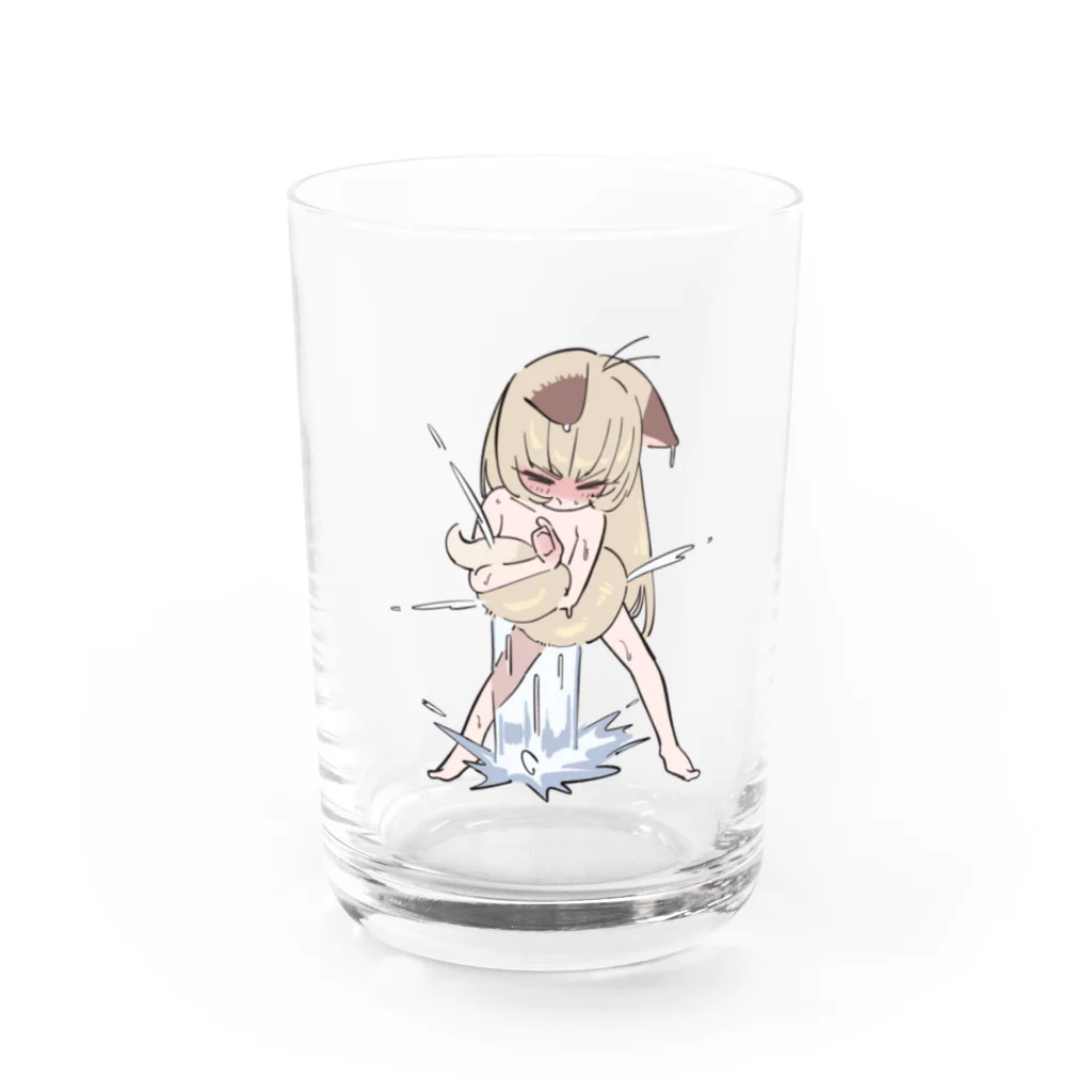 ぼうえんのおしぼりぬかちゃん Water Glass :front