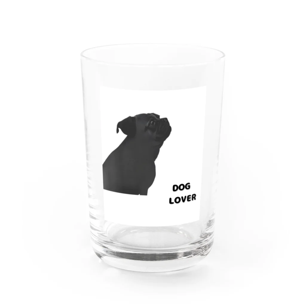 DOG LOVERのDOG LOVER（パグ） グラス前面