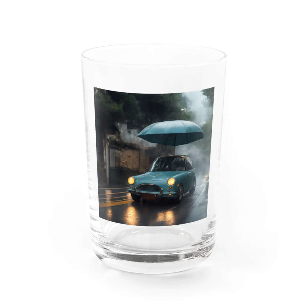 nonbiri-yaの雨車 Water Glass :front