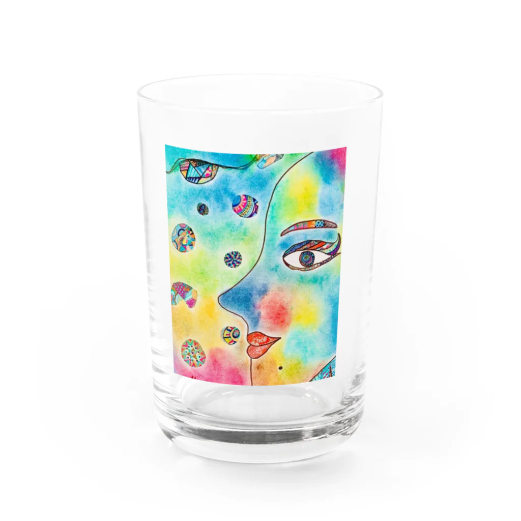 Ruchi91の空の女神現わる💫 Water Glass :front