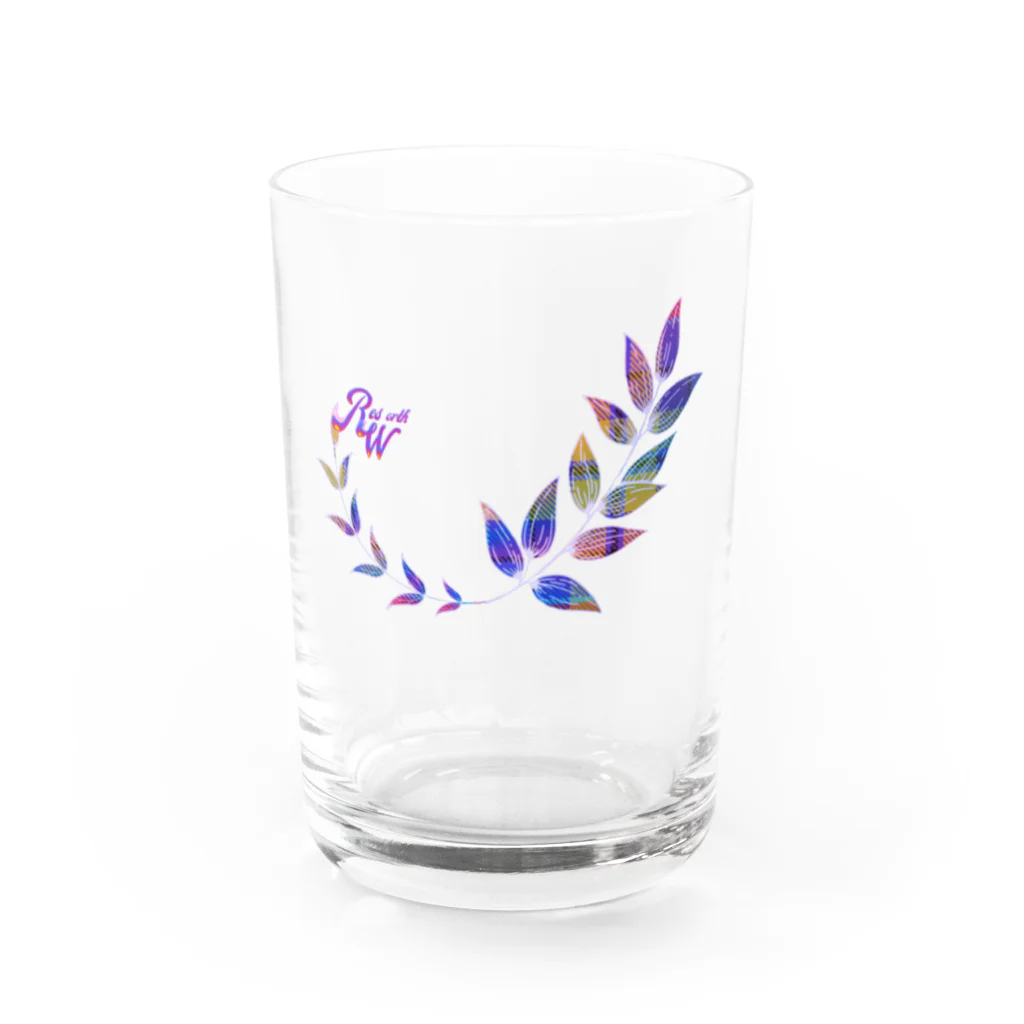 resworthのresworth logo original Water Glass :front