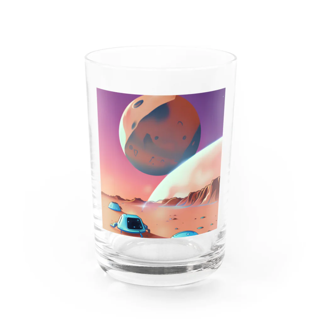 Town_ShipのMars Explorer Water Glass :front
