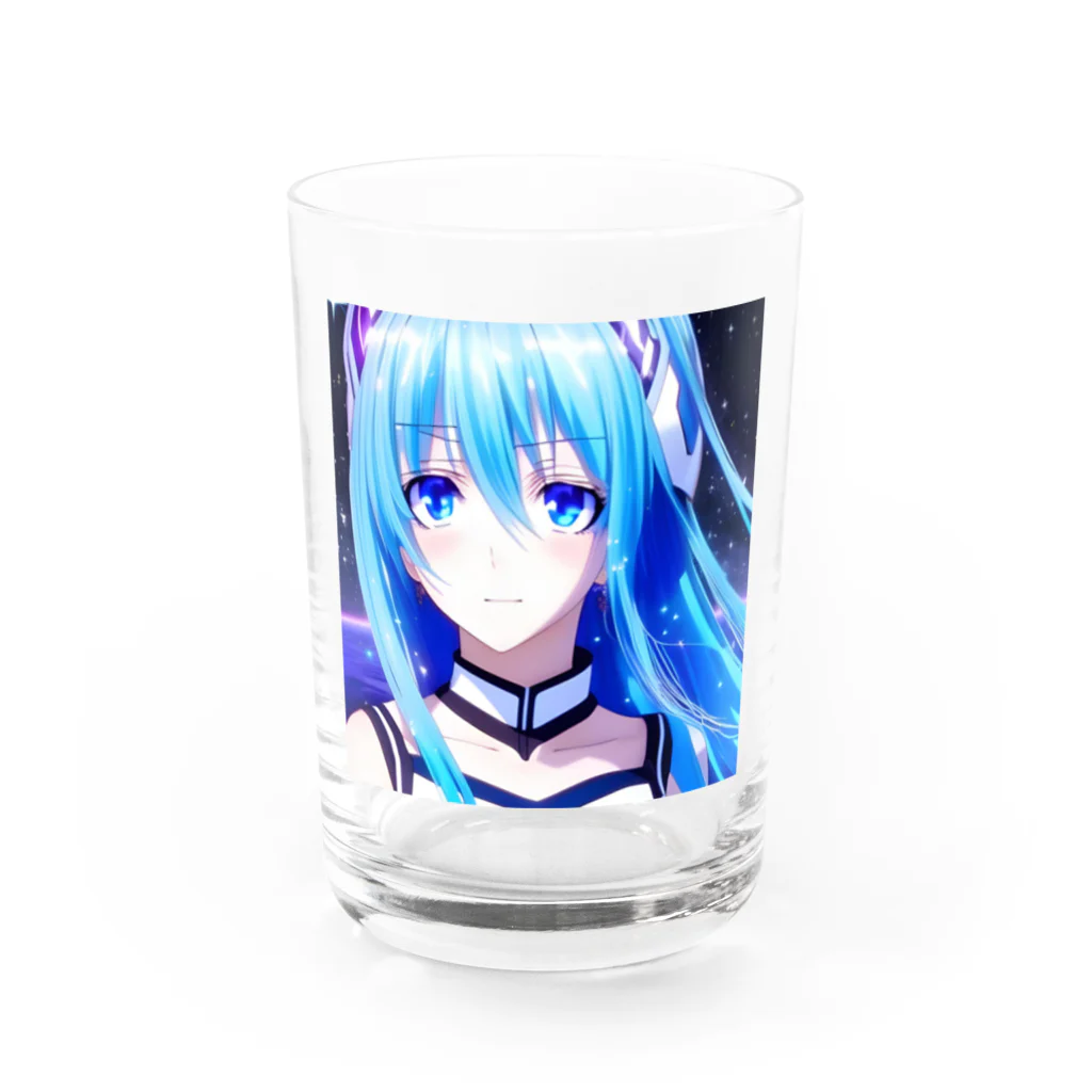 the blue seasonのるな (Luna) Water Glass :front