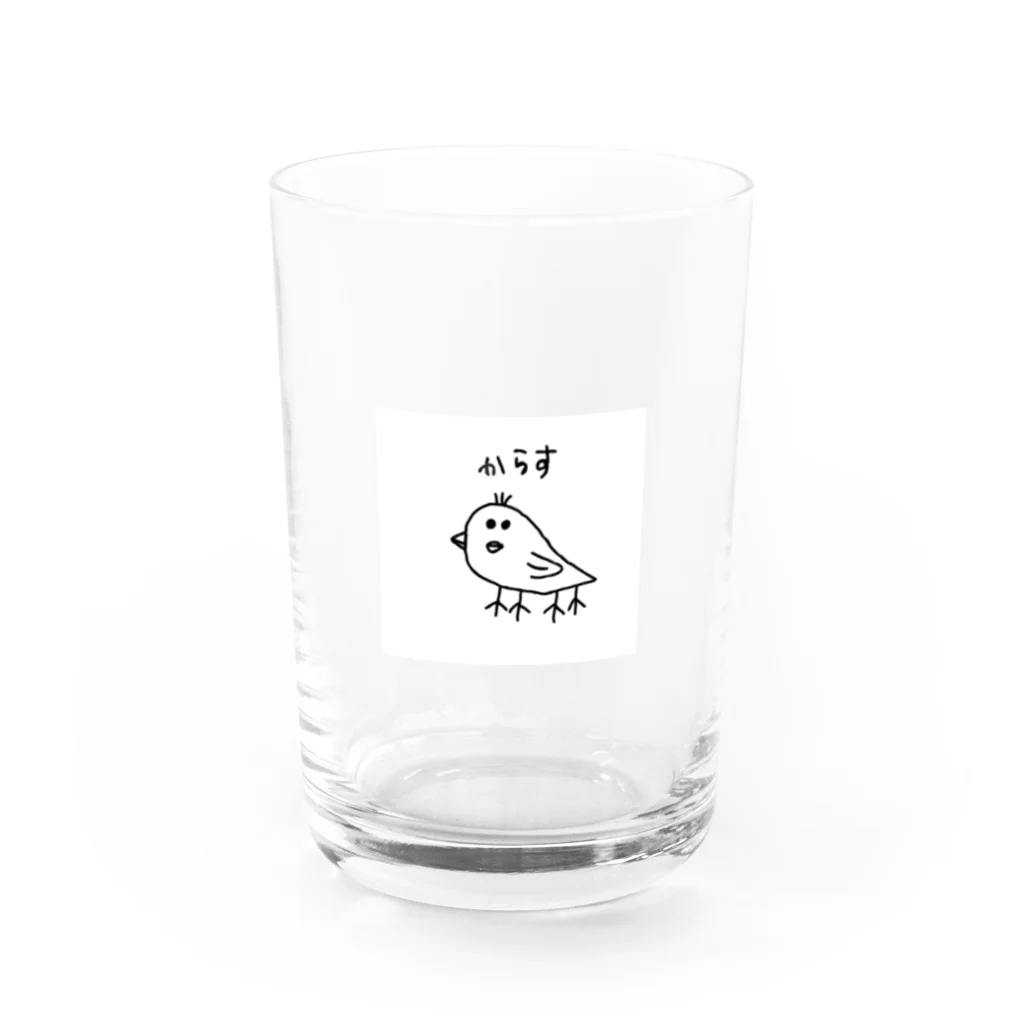 Matos の美からす Water Glass :front