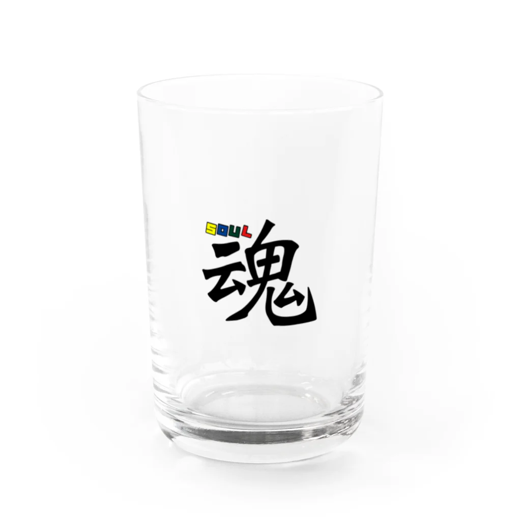 JAPAN name 🇯🇵の魂〜SOUL Water Glass :front