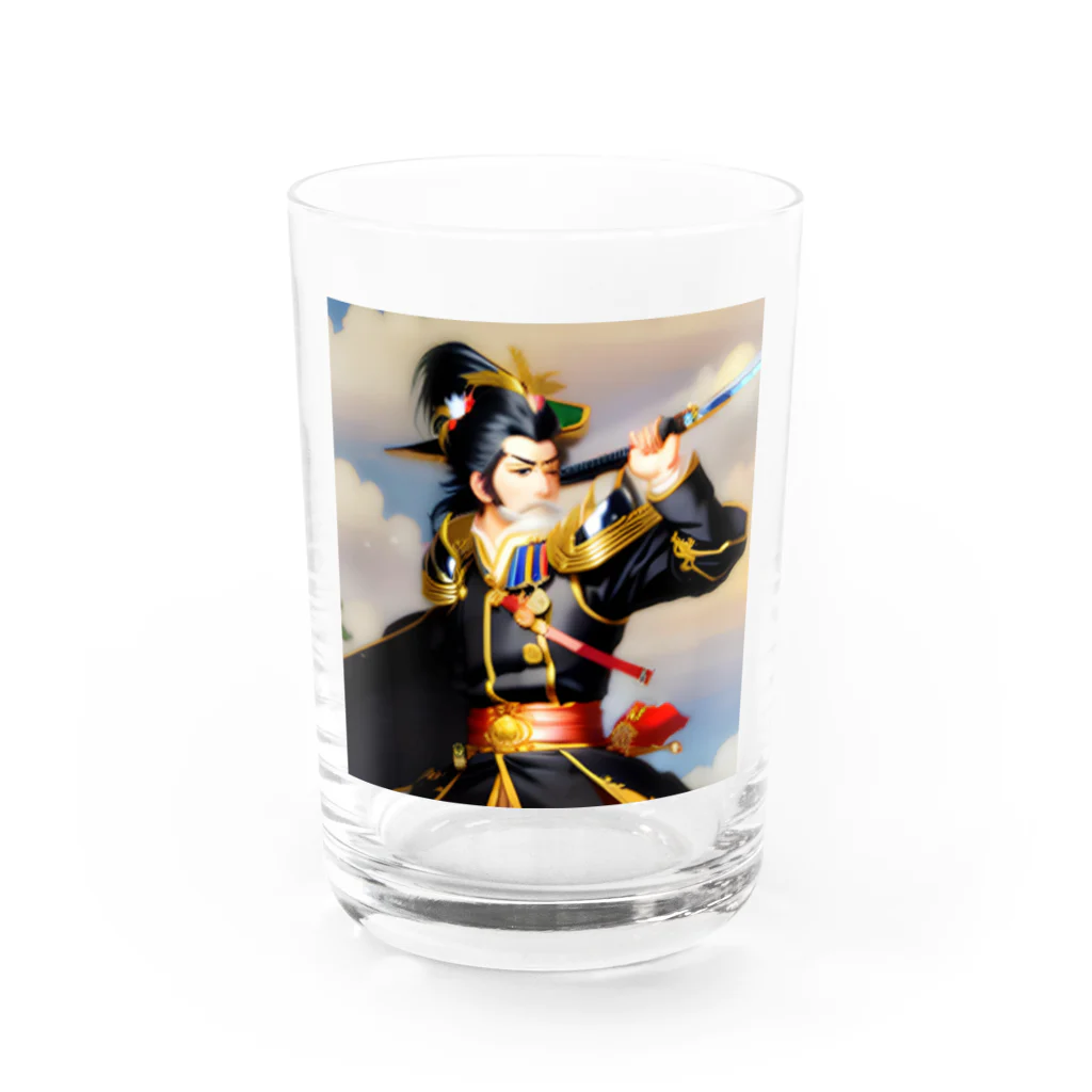 尿蛋白の戦国武将 Water Glass :front