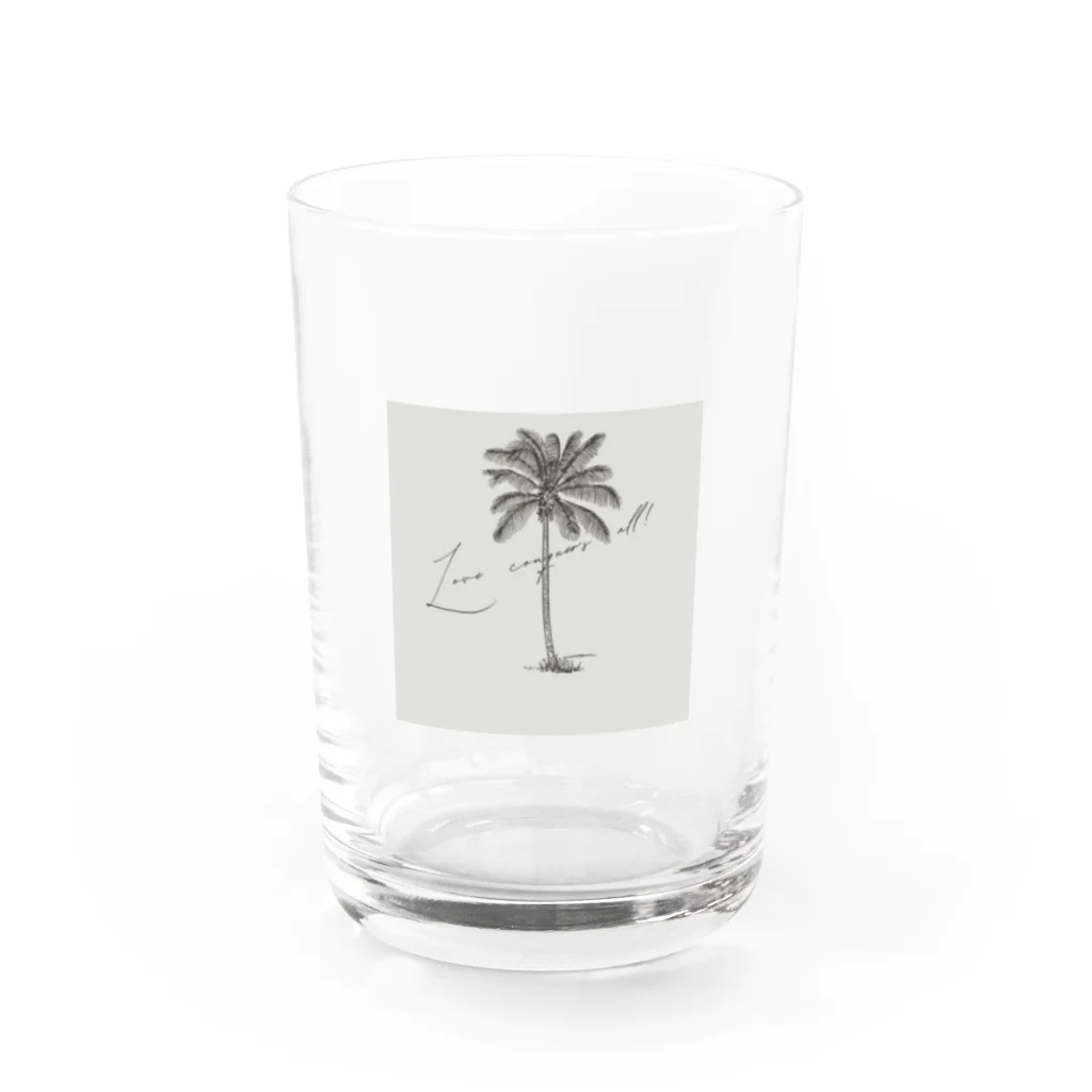 HANA*のPalm tree.*･ﾟ Water Glass :front