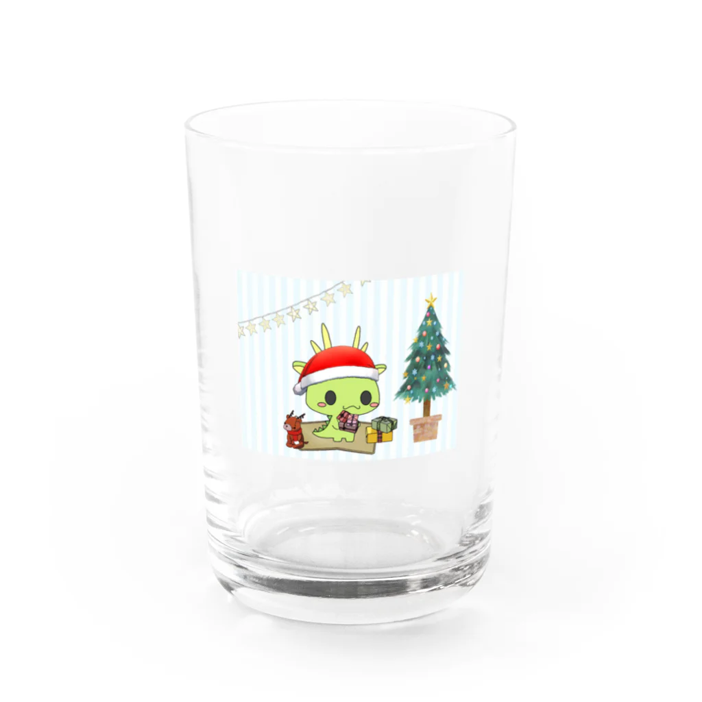 HI-KUN ART MUSEUM　　　　　　　　(ひーくんの美術館)のちびドラゴン Water Glass :front