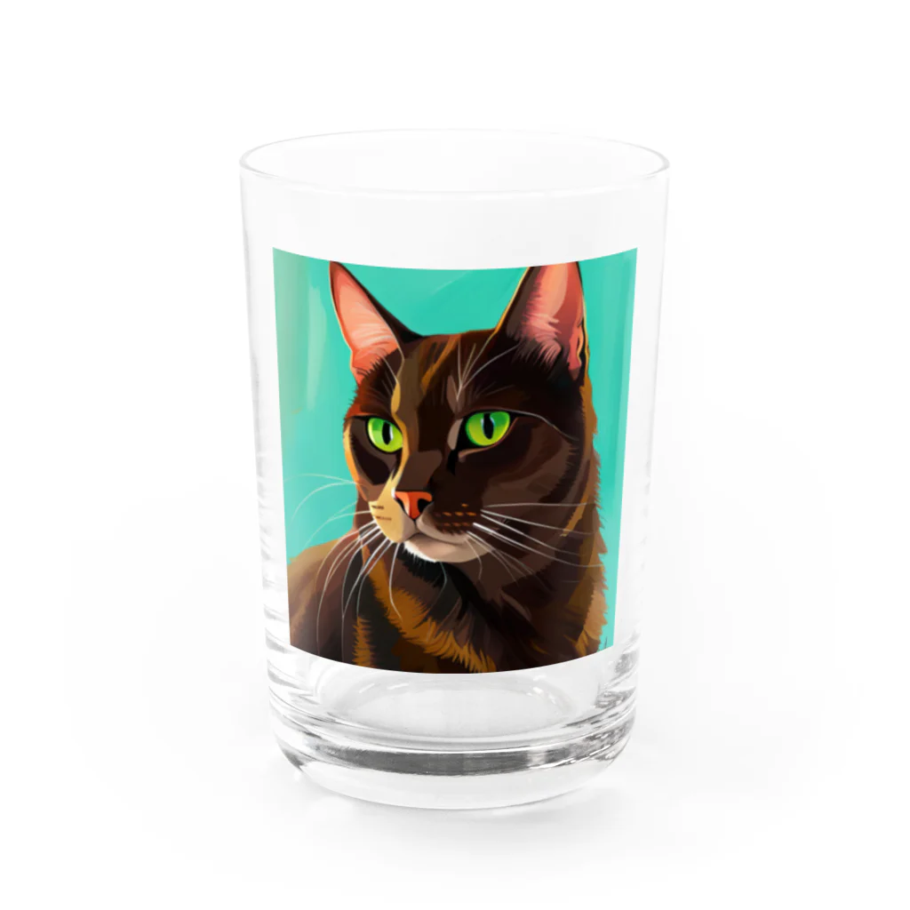 Satochuのハバナブラウン Water Glass :front