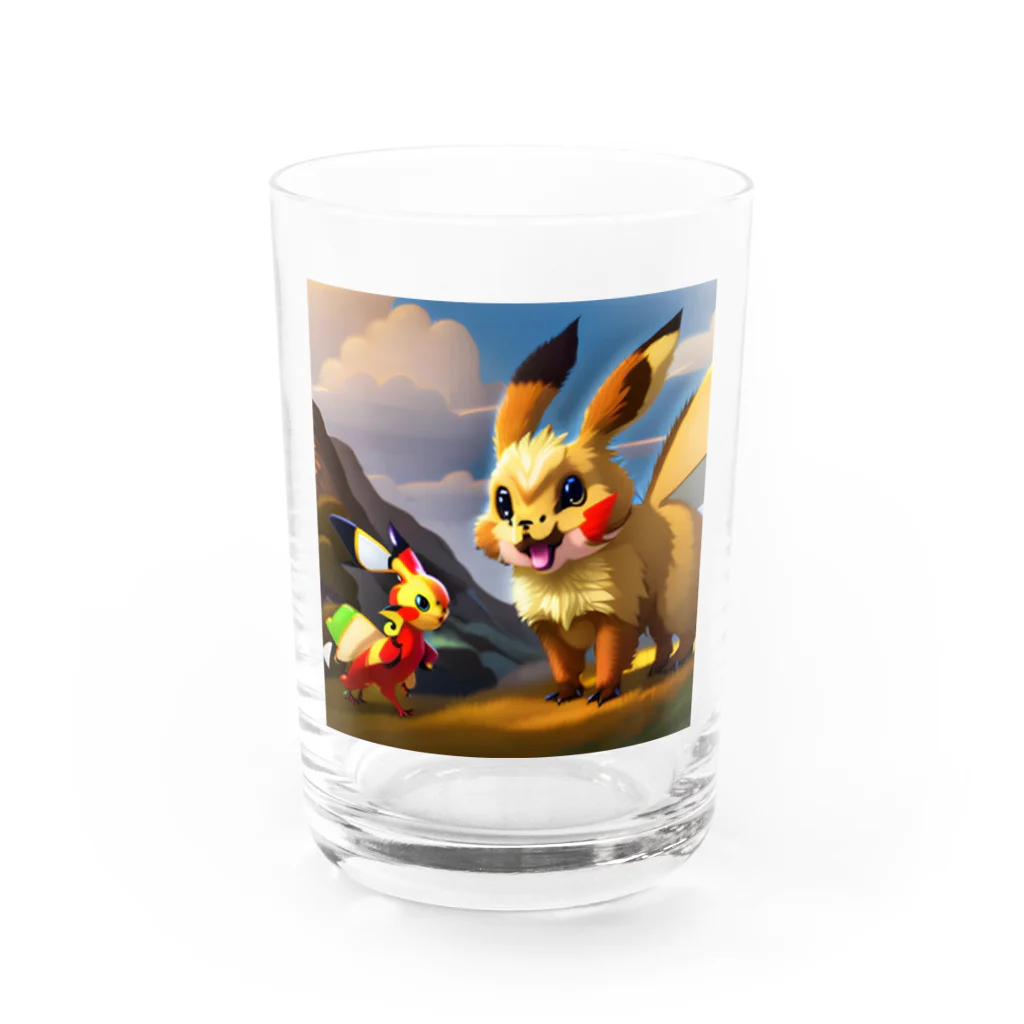 アートとデザインの魔法師けけの新種のポケモン Water Glass :front