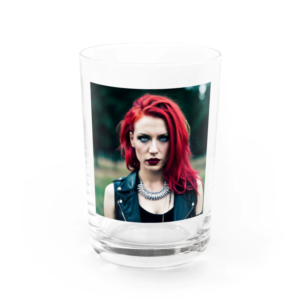 Stylishのパンクのヴィジョン Water Glass :front