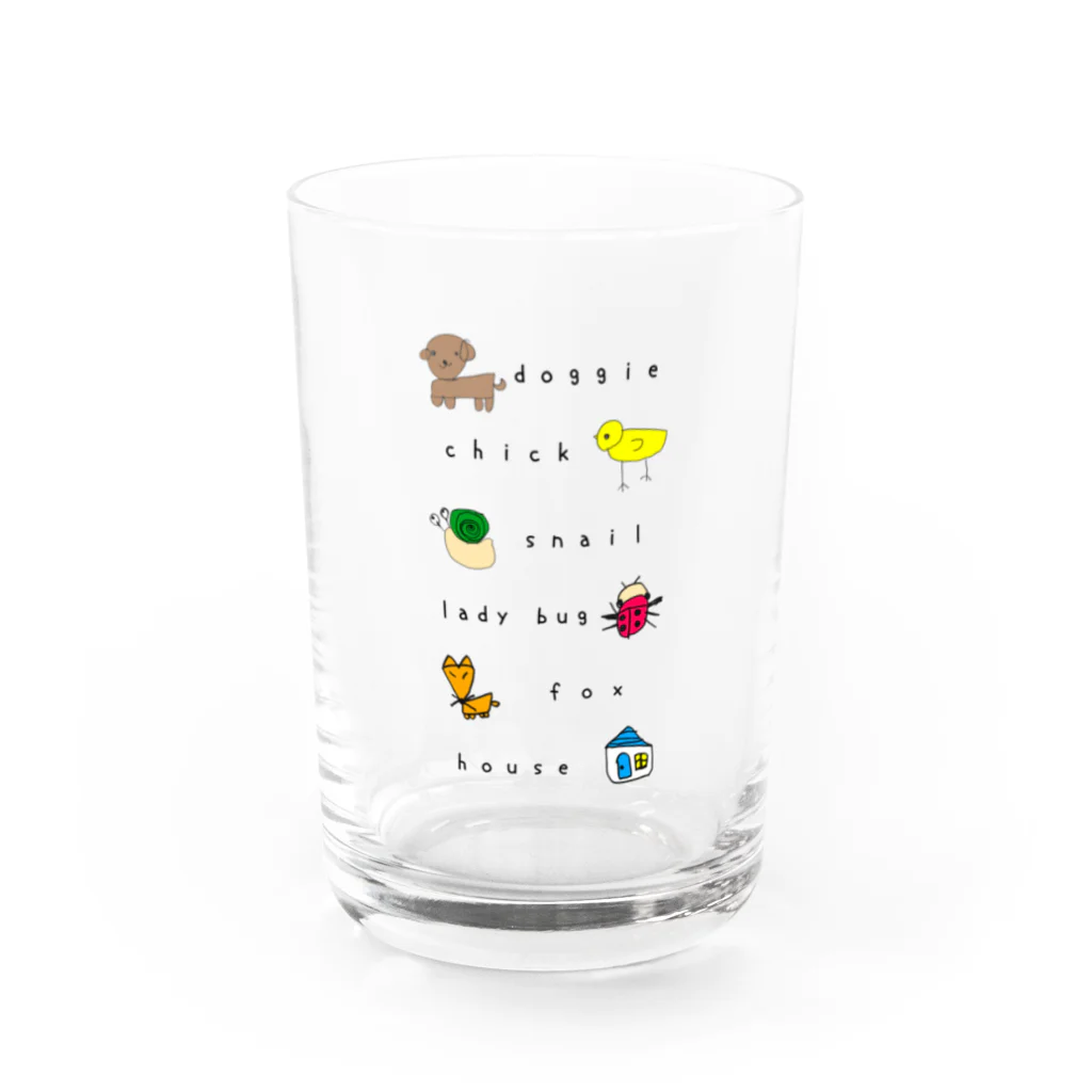 GEMOTのはじめてのおえかき Water Glass :front