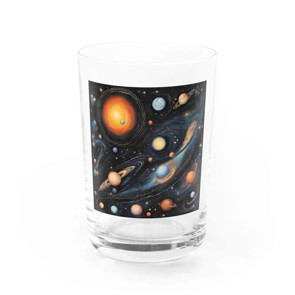 Ruru100のGalaxy Water Glass :front