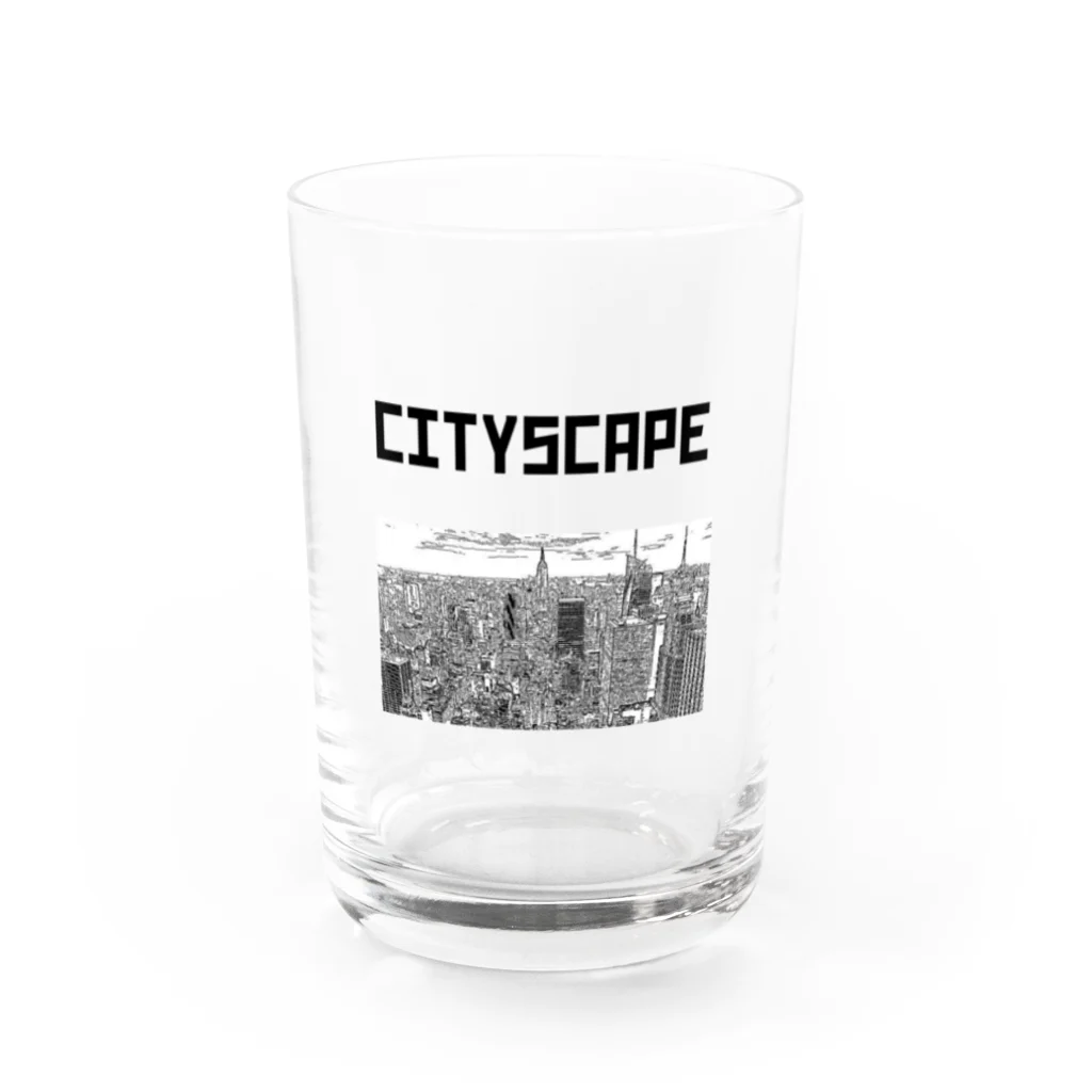 chieemakoのCITYSCAPE Water Glass :front