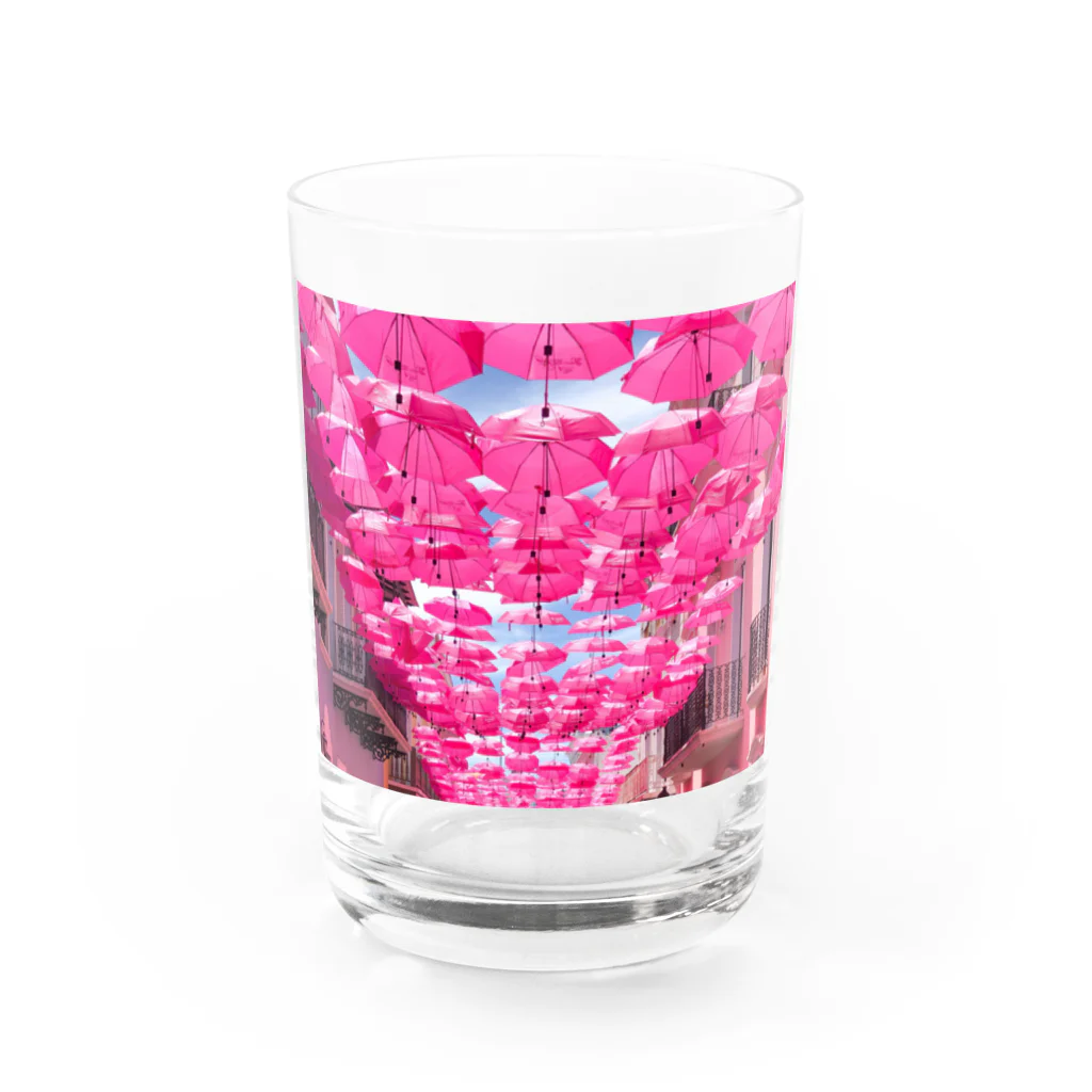 おピンクのピンクアイテム② グラス前面