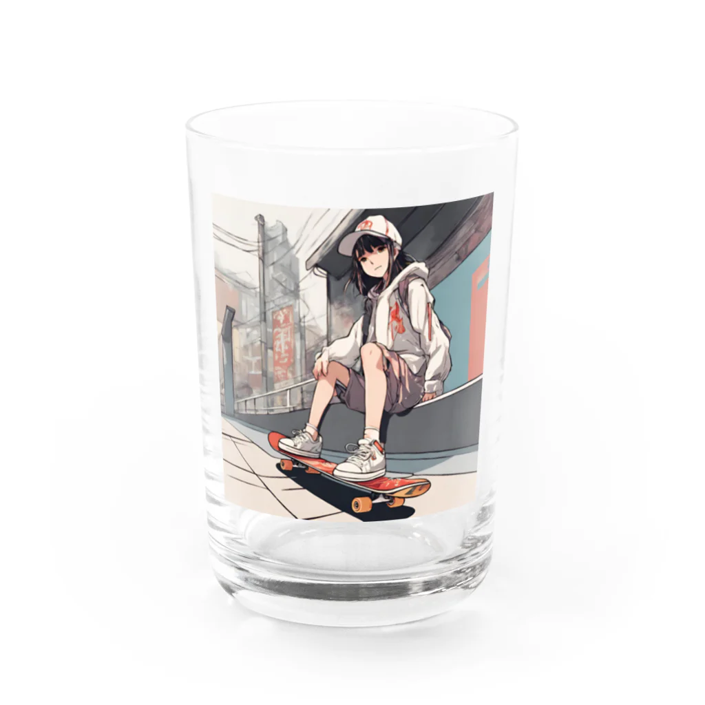 バーチャルライフ。のバーチャル少女3 Water Glass :front