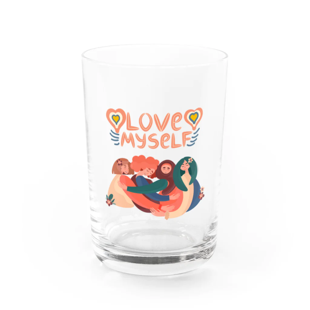 GG Voice & ActionのLove Myself Water Glass :front