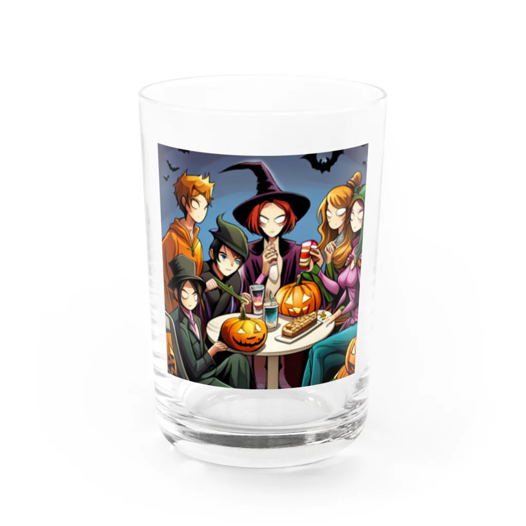 dyneのあなたのハロウィンのお祝いに Water Glass :front