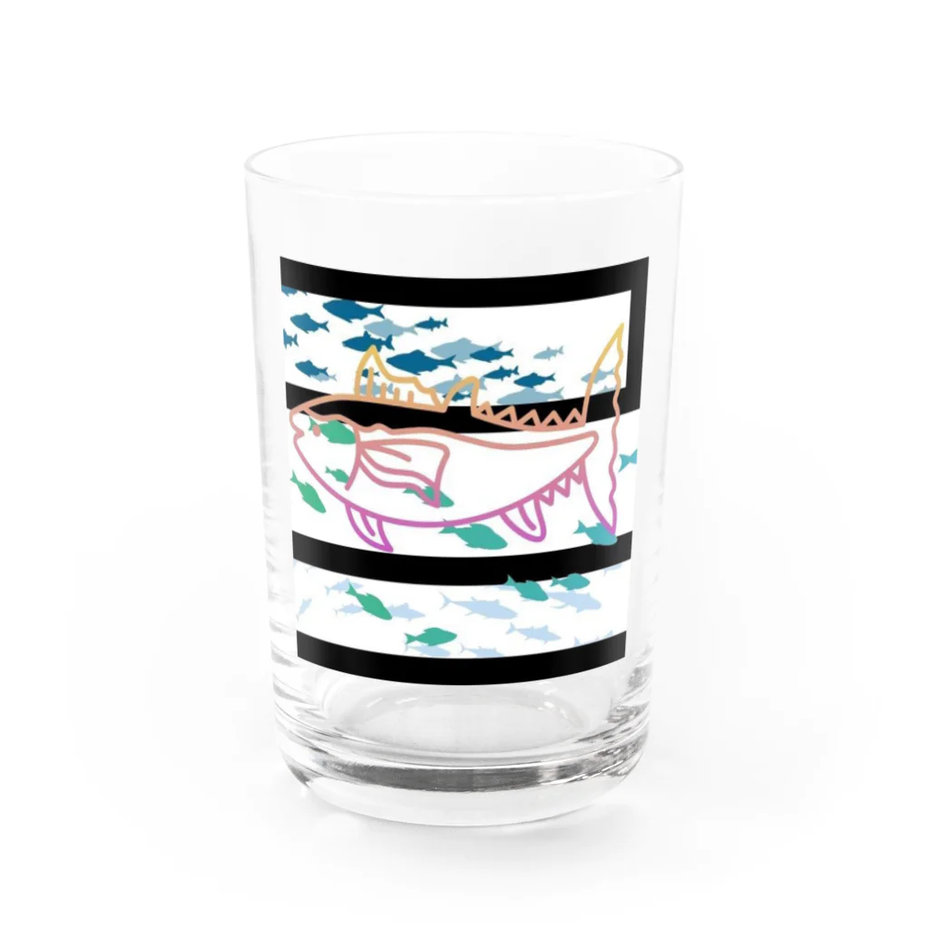 Xmasaのthe　海 Water Glass :front