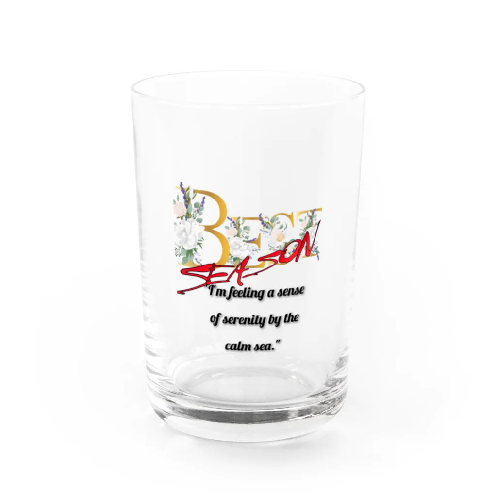 アルアルのseason Water Glass :front