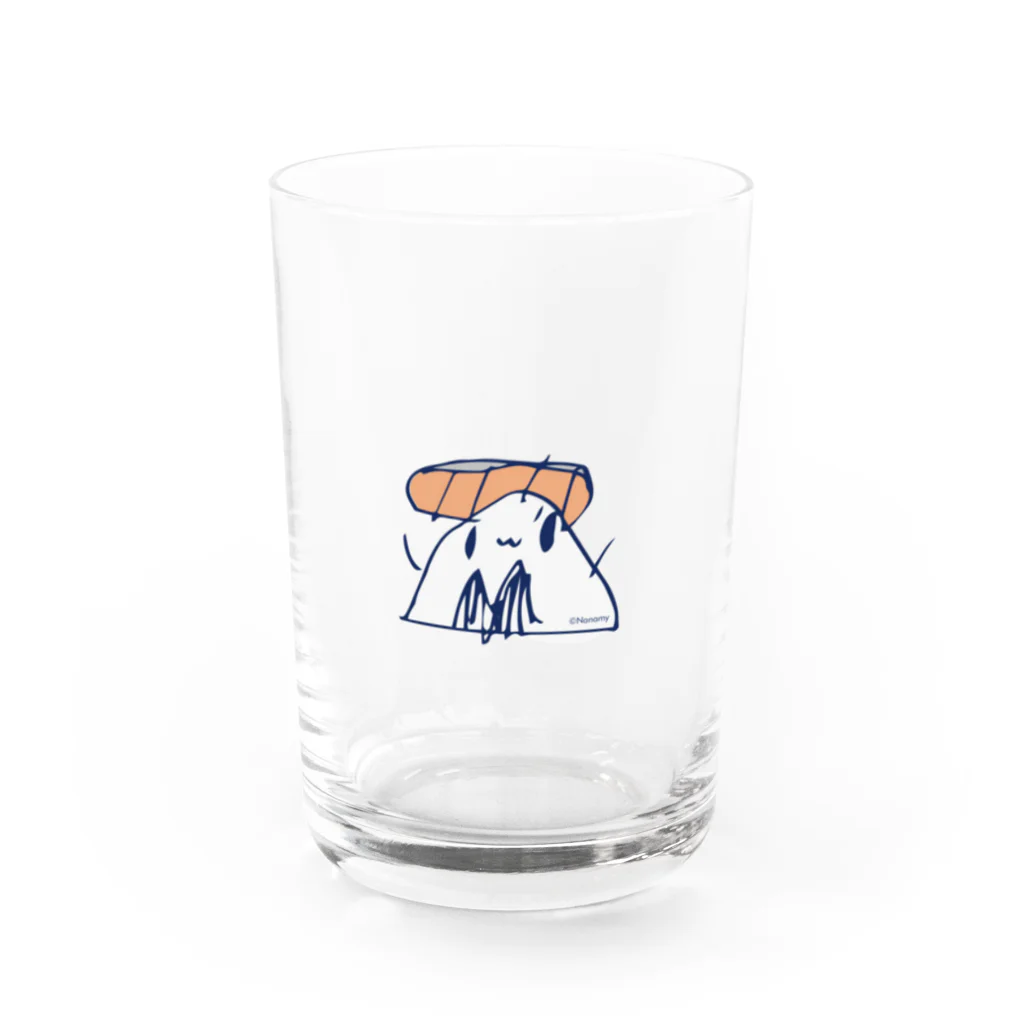 まいにちパリピのおにぎりヤンキー（べに鮭リーゼント） Water Glass :front