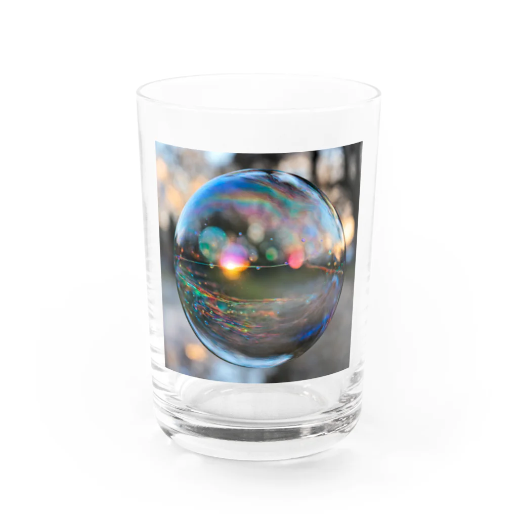 ko.zaaaのシャボン玉それがいい！ Water Glass :front