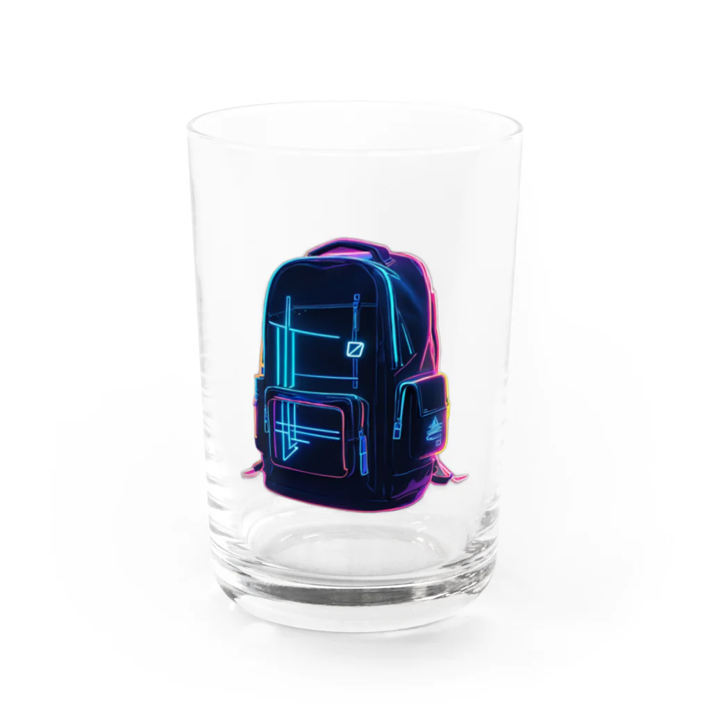 LotusLeafLoomのネオンカラーバックパック Water Glass :front