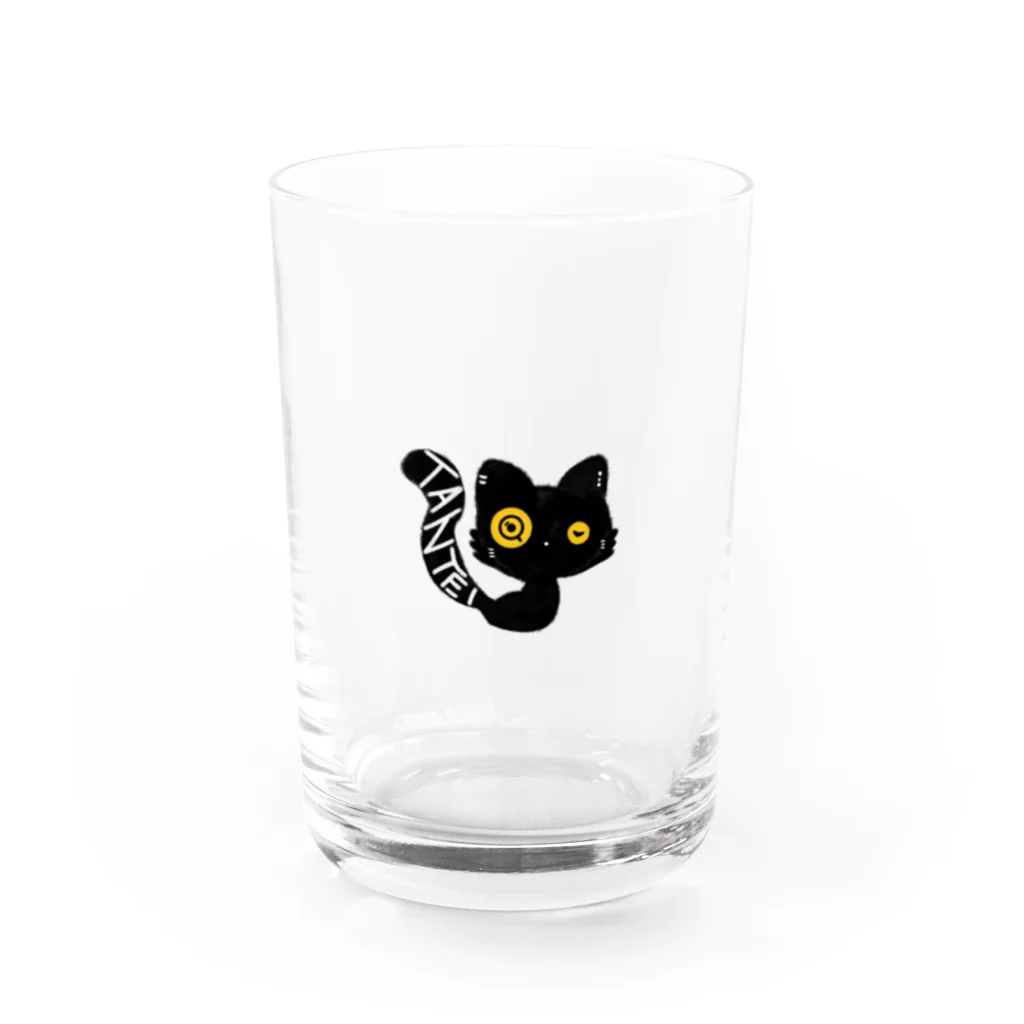 ねこ探偵局のミッケです。 Water Glass :front