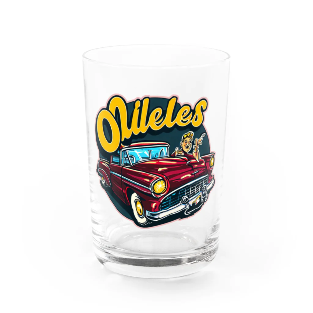 islandmoon13のOLDIES　　50’ｓ ＣＡＲ Water Glass :front