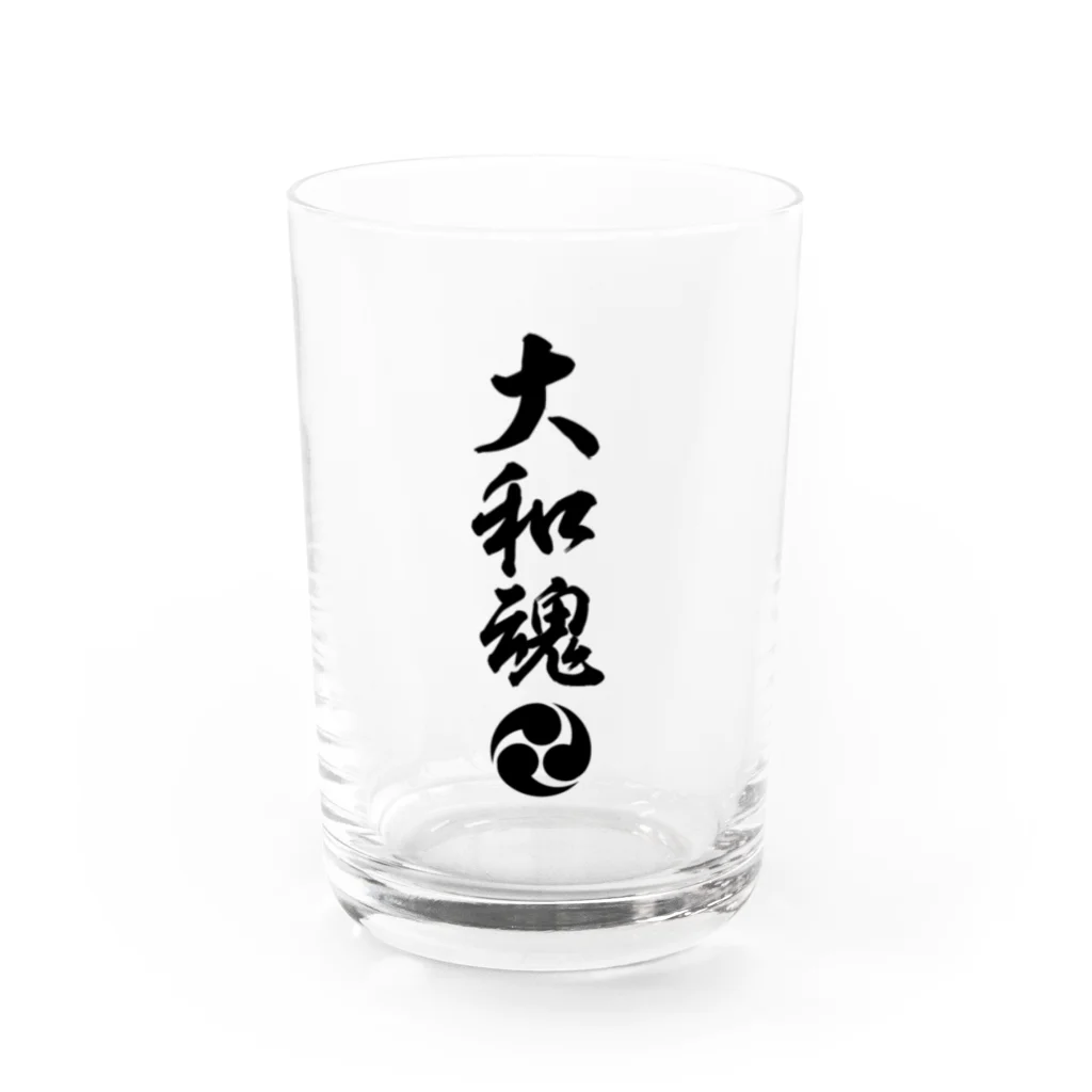 おもしろいTシャツ屋さんの大和魂 Water Glass :front