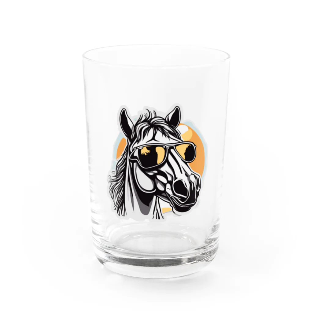 Risen ShopのSunglass Horse(2) Water Glass :front