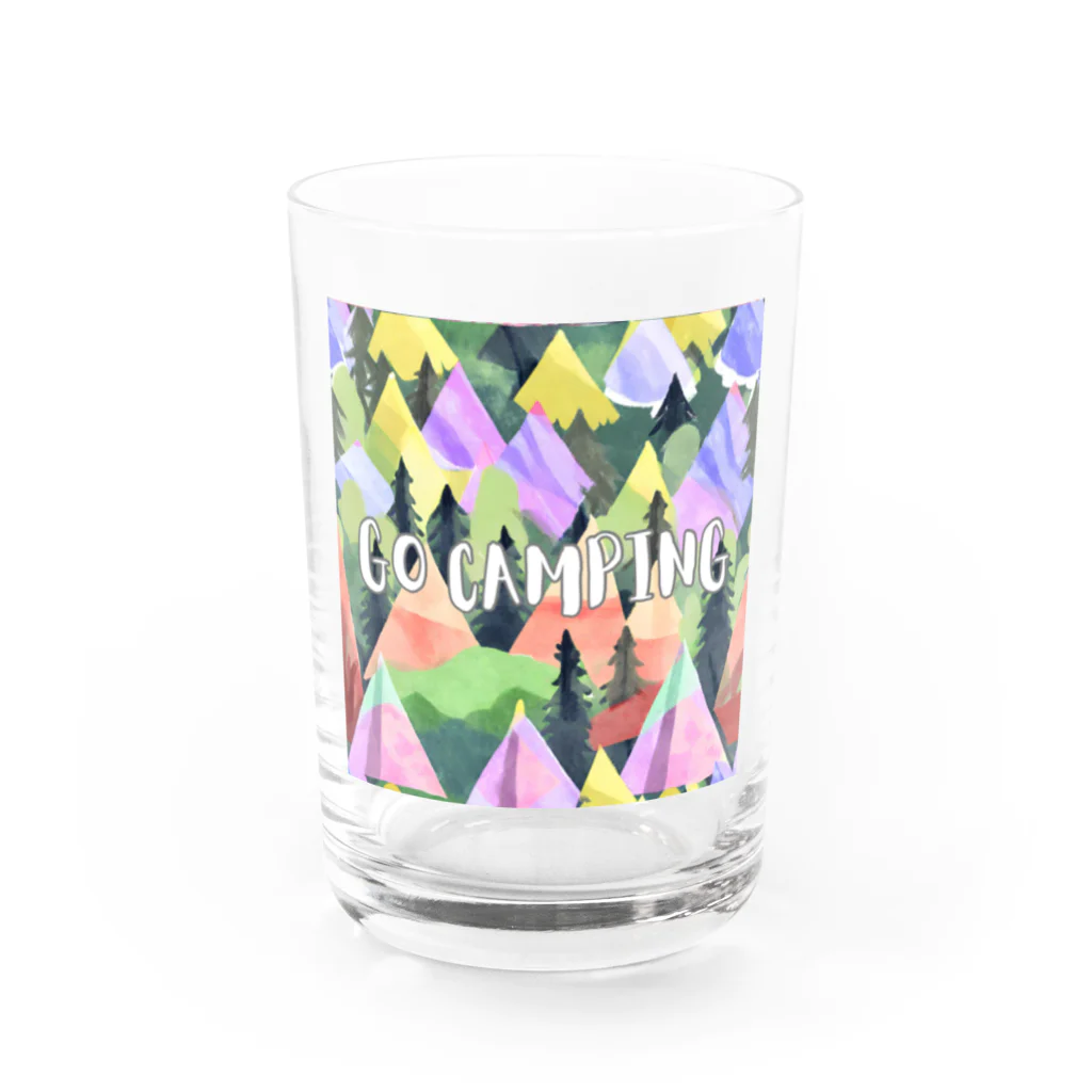 Rico294のカラフルテントでGO CAMPING 2 Water Glass :front