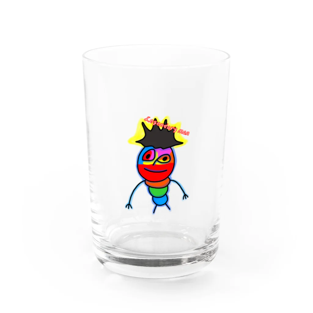 yutaのLegendary Man(伝説の男) Water Glass :front