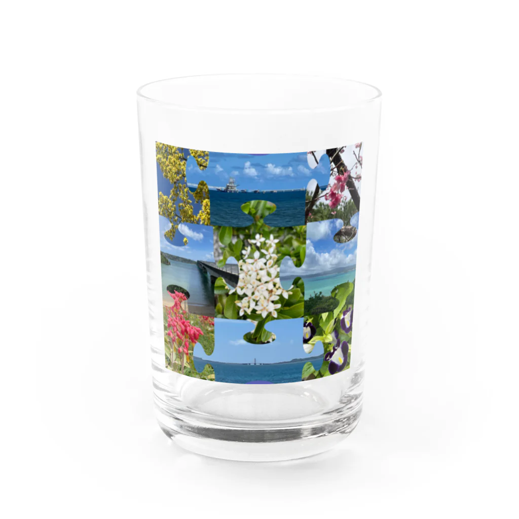 舞七里夜のジグソーパズル Water Glass :front