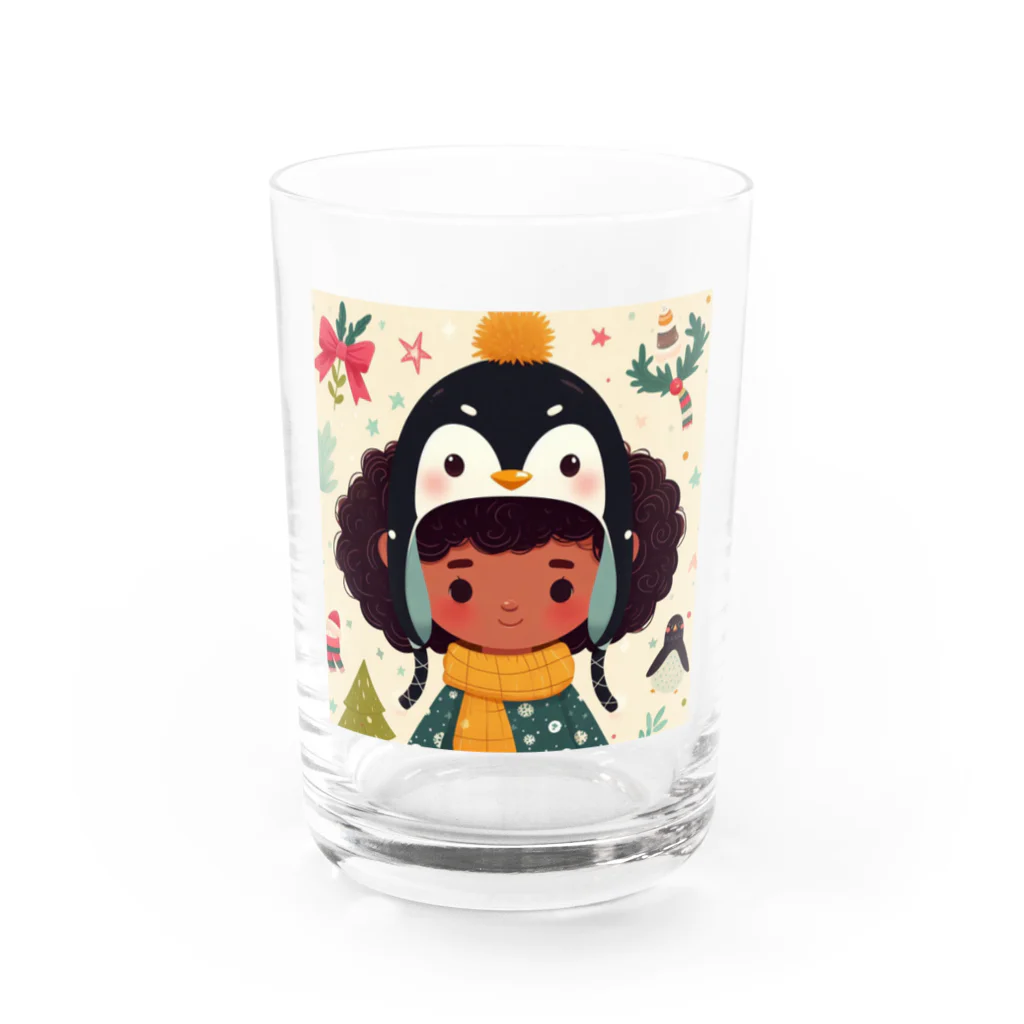 Lock-onのペンギン娘　10 Water Glass :front