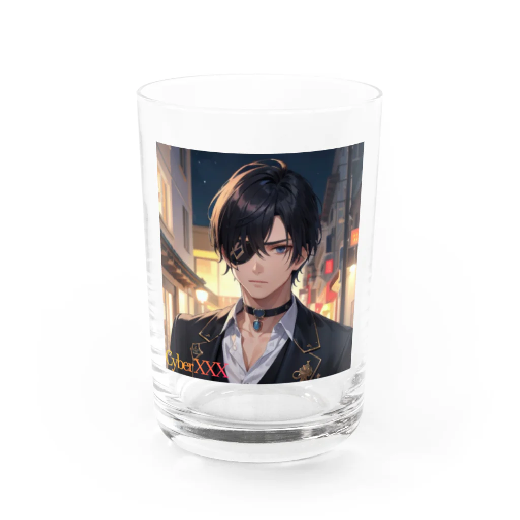 Cyber XXXの眼帯王子 Water Glass :front