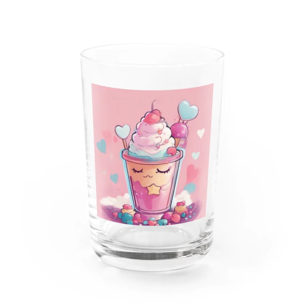 ノースのゆめかわパフェ Water Glass :front