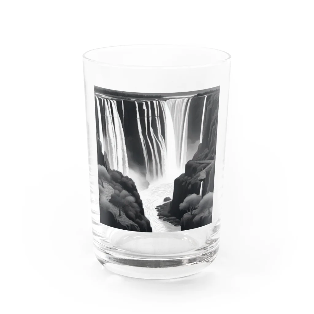 YoMiTの有名な観光スポットイメージ画像：ヴィクトリア滝（ザンビア、ジンバブエ） Water Glass :front