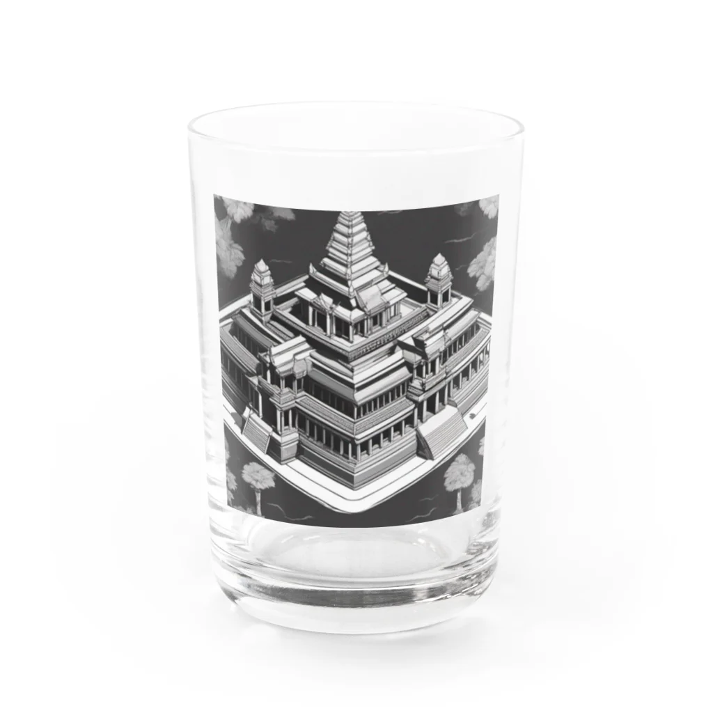 YoMiTの有名な観光スポットイメージ画像：アンコールワット（カンボジア） Water Glass :front