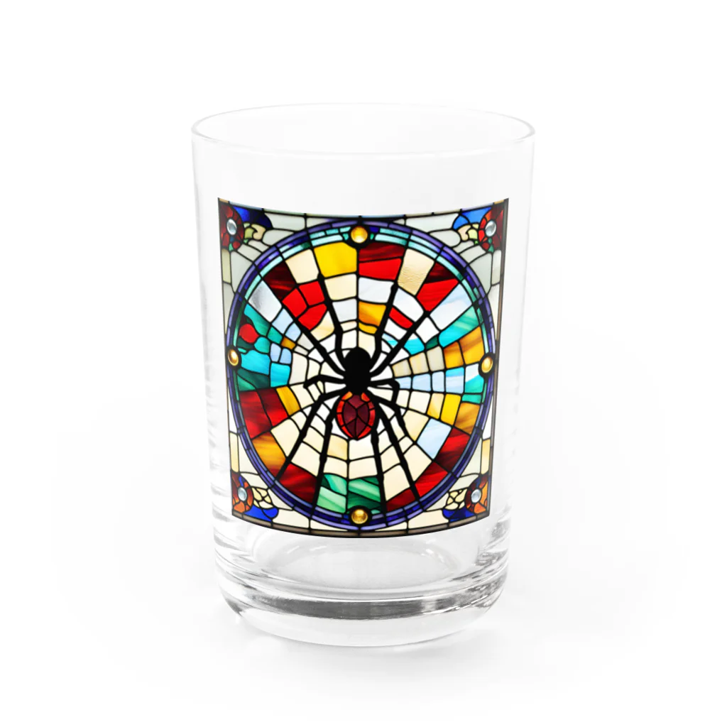 0024aquaの蜘蛛の巣 Water Glass :front