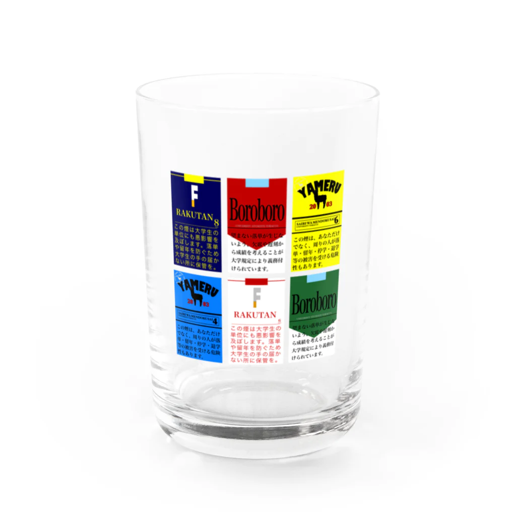 AVANT-GARDE STREETのTobacco series for college students Water Glass :front